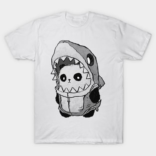 Panda Shark Photocopy T-Shirt